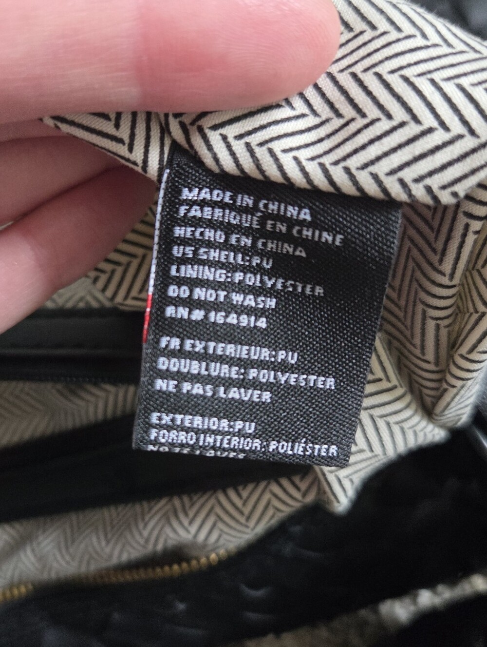 Urban Expressions NWOT Vanessa Hobo Woven Bag Purse Handbag Black Vegan Leather - Picture 10 of 10